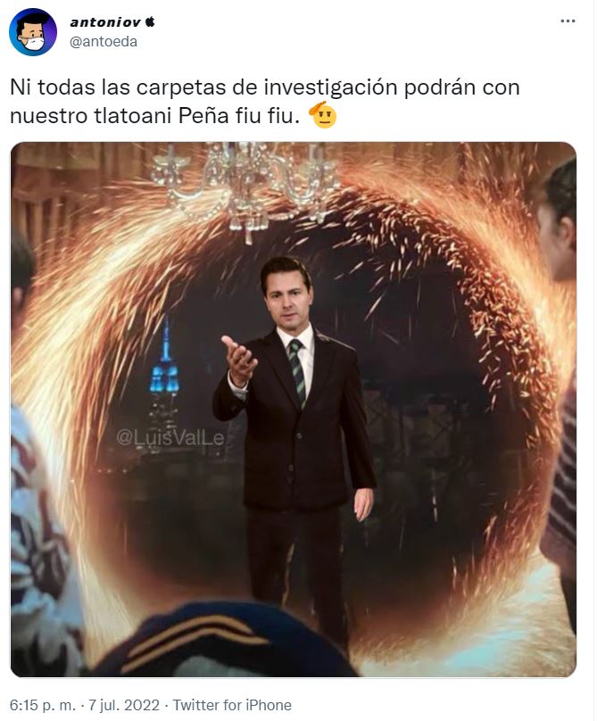 Los Mejores Memes Que Dejó El Regreso De Enrique Peña Nieto A La Agenda Pública De México Infobae 8482