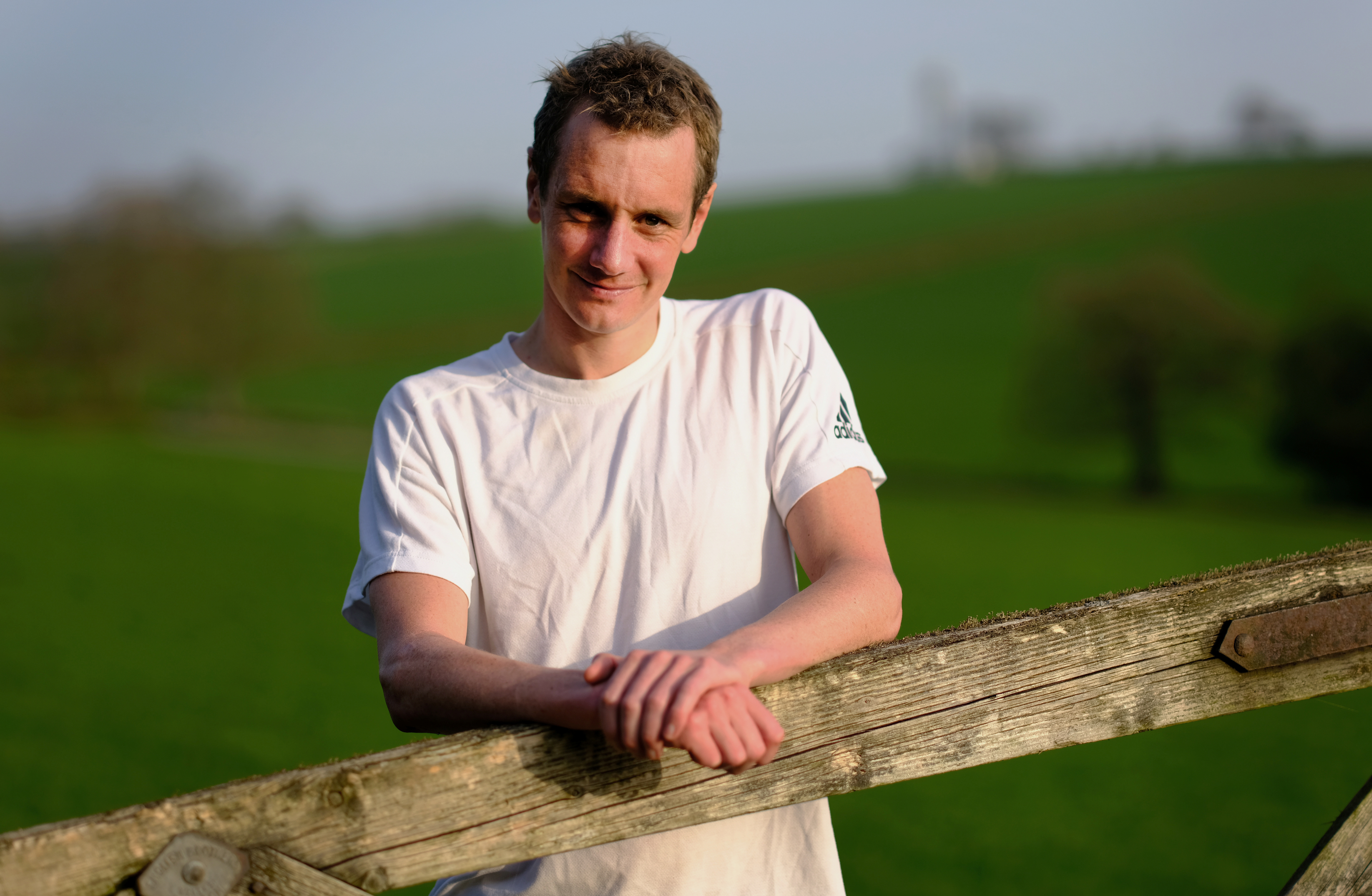 British Olympic triathlete and two time gold medallist Alistair Brownlee poses for a photograph near his home in Leeds, Britain, March 31, 2021. Picture taken March 31, 2021. REUTERS/Phil Noble