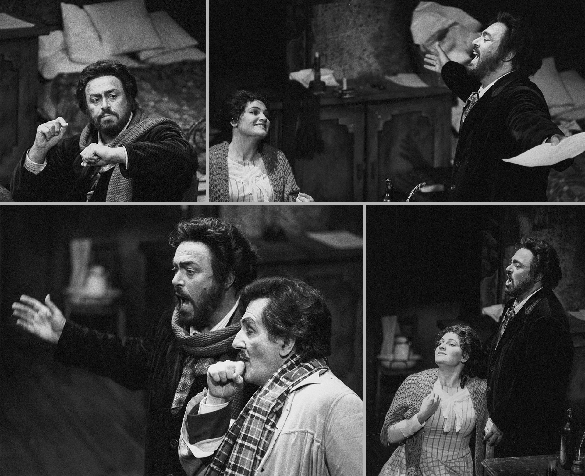 La representación de 1987 de "La Boheme" contó con Luciano Pavarotti (Maximo Parpagnoli)