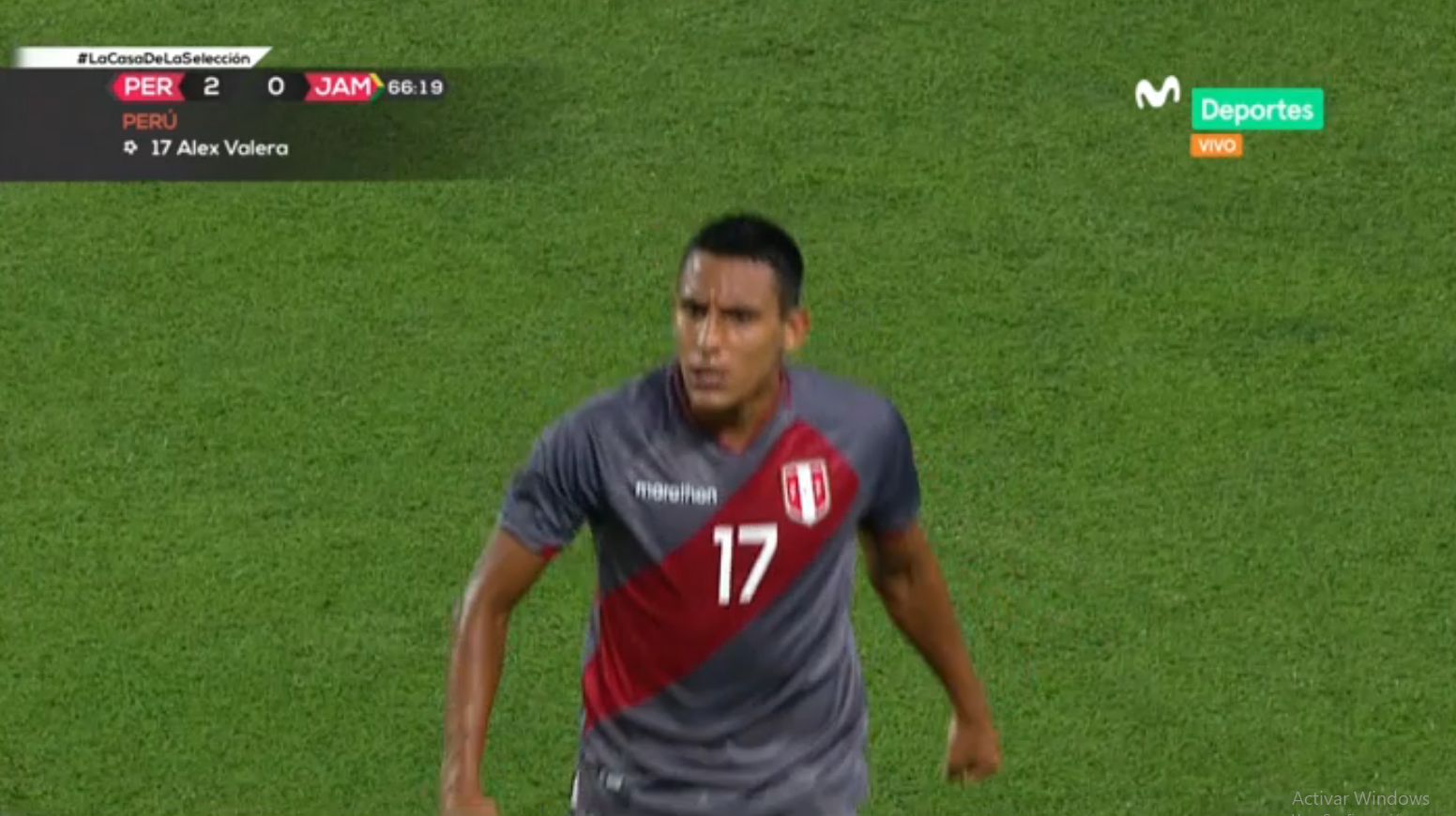 Alex Valera aprovechó error de la defensa de Jamaica y definió con calidad el 2-0 de Perú