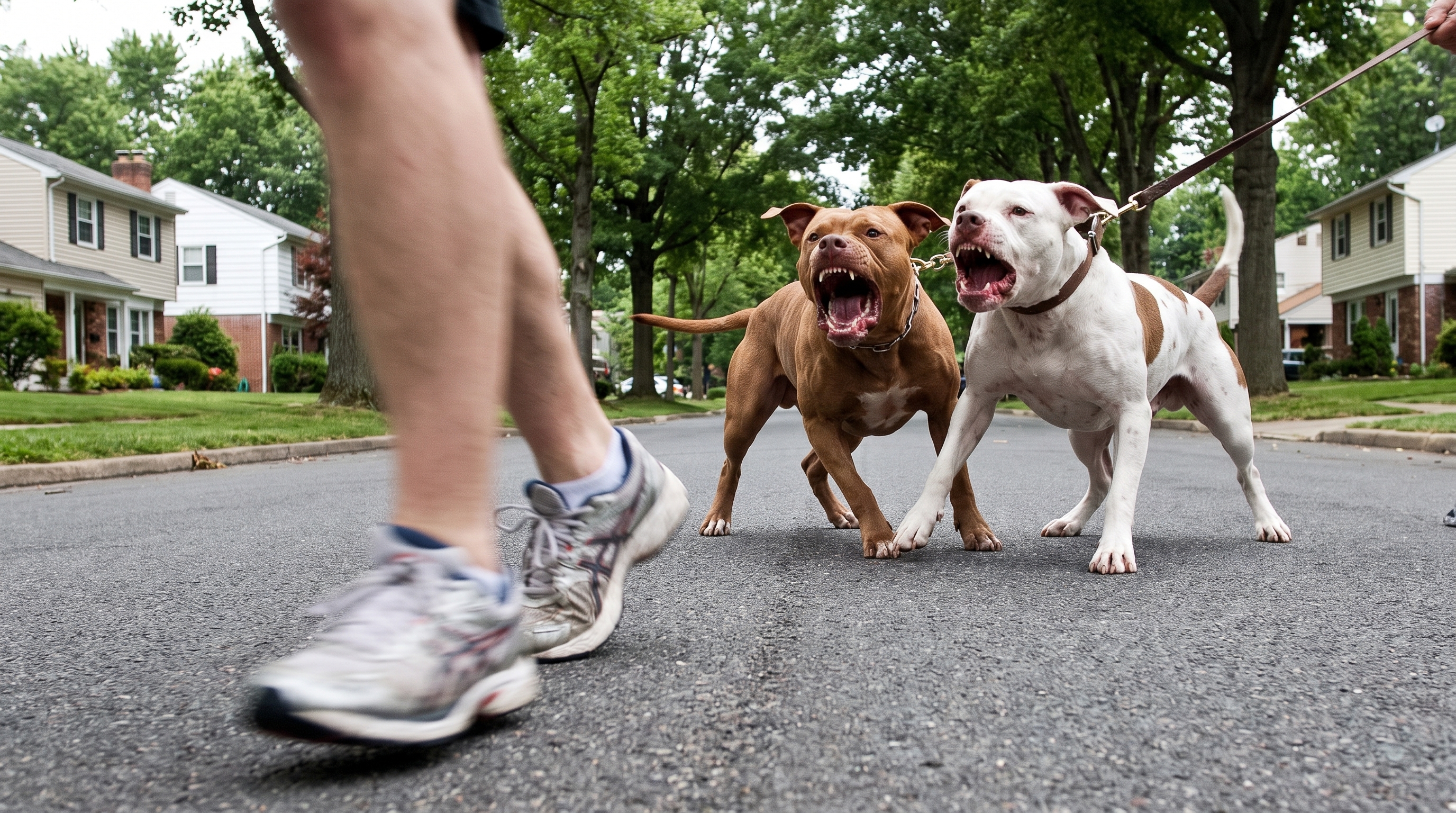 Dos pitbull atacaron a una mujer en La Plata y terminó internada con lesiones graves