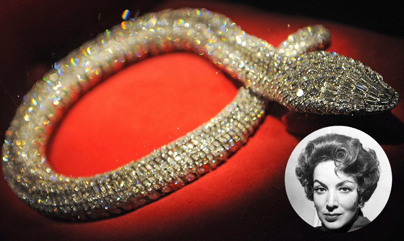 El collar de serpiente elaborado por Catier para María Félix, la diva del cine mexicano Foto: Twitter /@marthadebayle