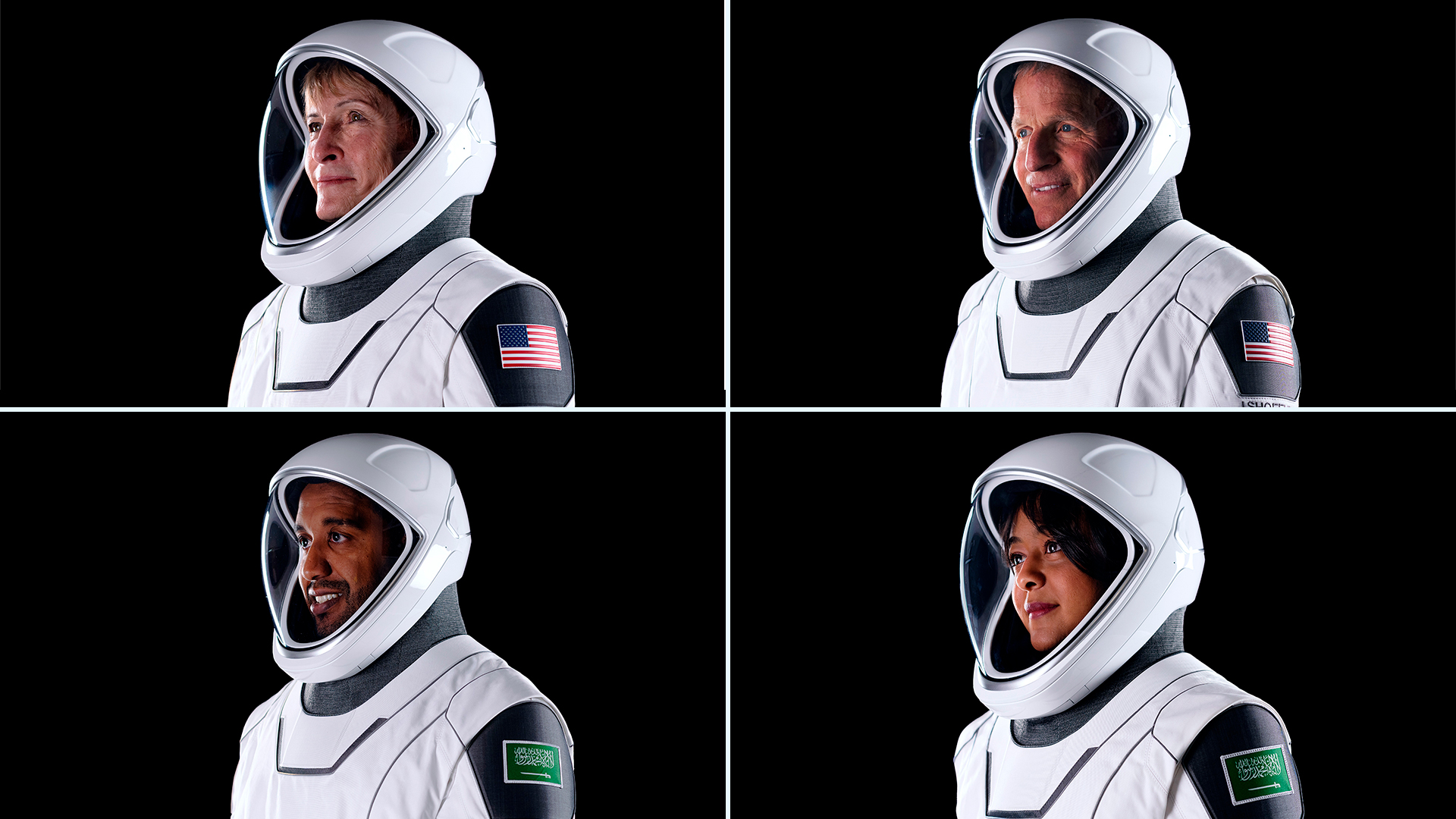 Los cuatro astronautas que se dirigen a la Estación Espacial Internacional 