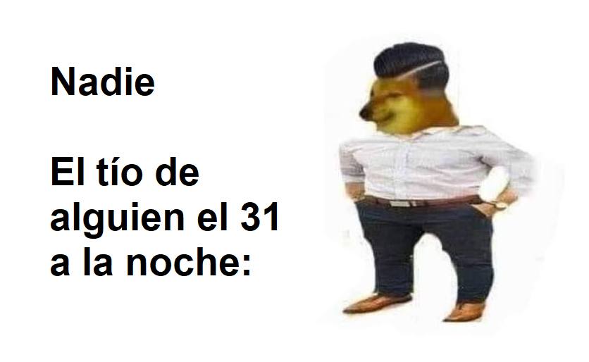 Memes para enviar en año nuevo.