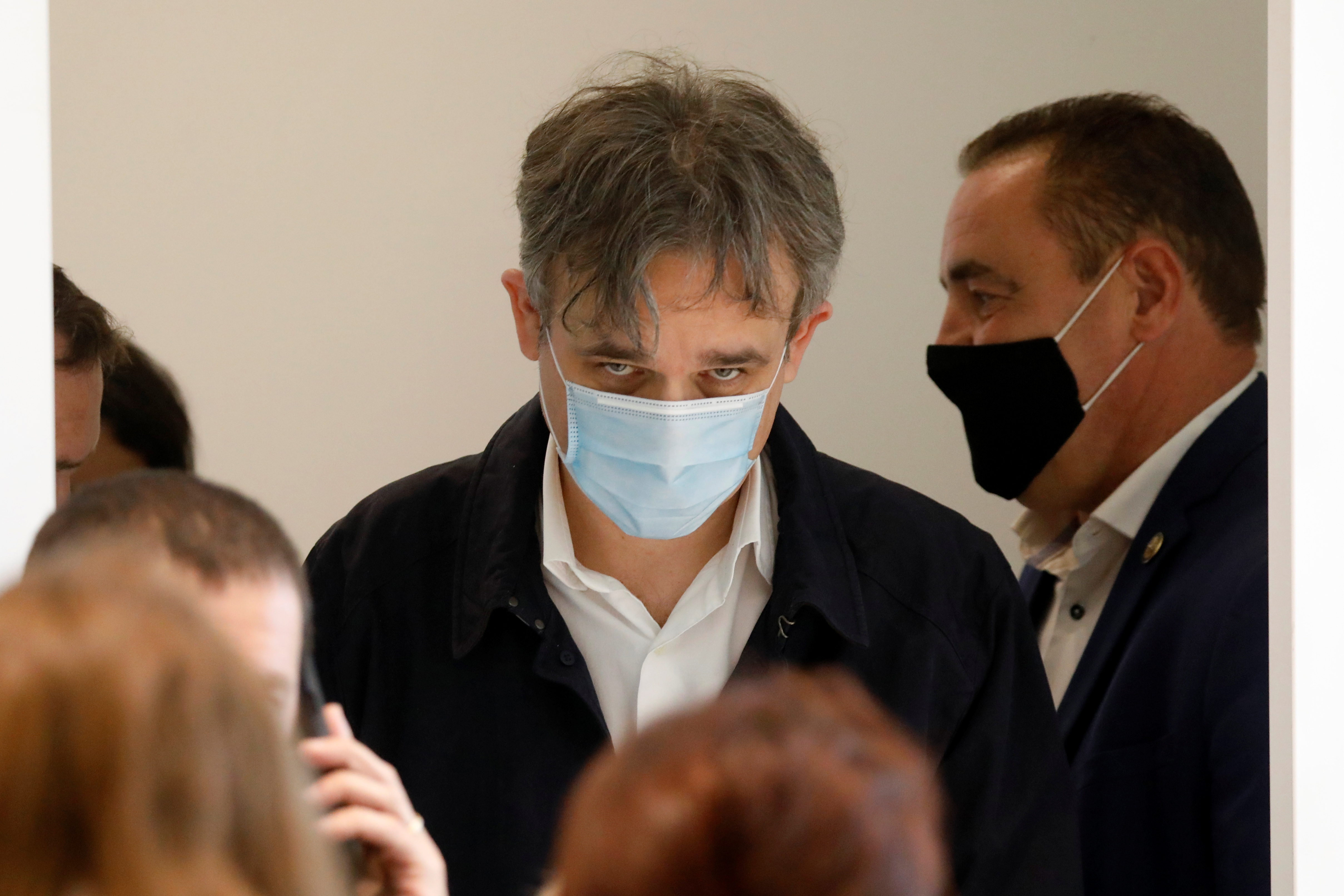 Editor en jefe de Charlie Hebdo, Laurent Sourisseau, conocido como Riss. REUTERS/Charles Platiau