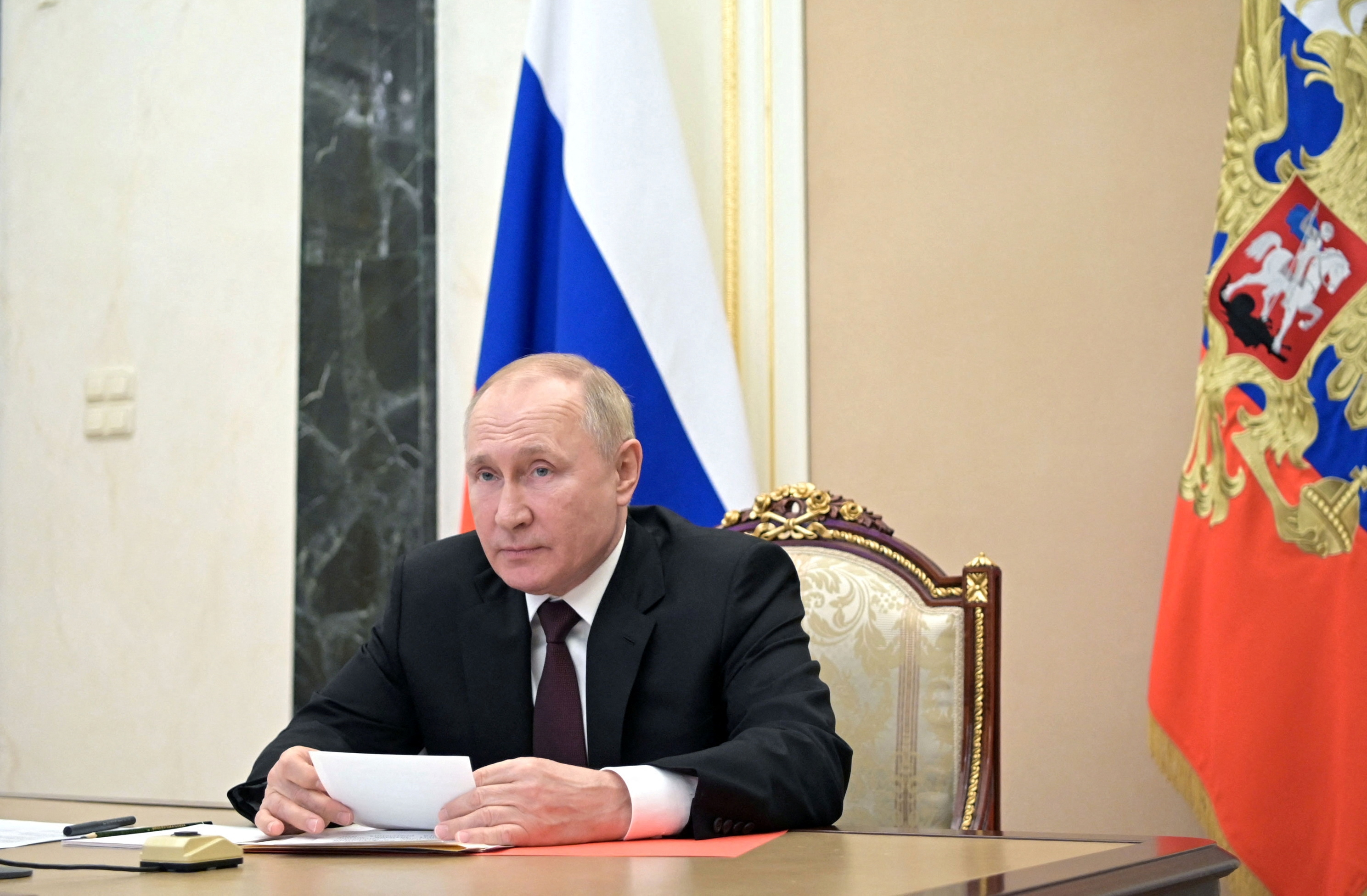 El presidente ruso Vladimir Putin (Sputnik/Aleksey Nikolskyi/REUTERS)