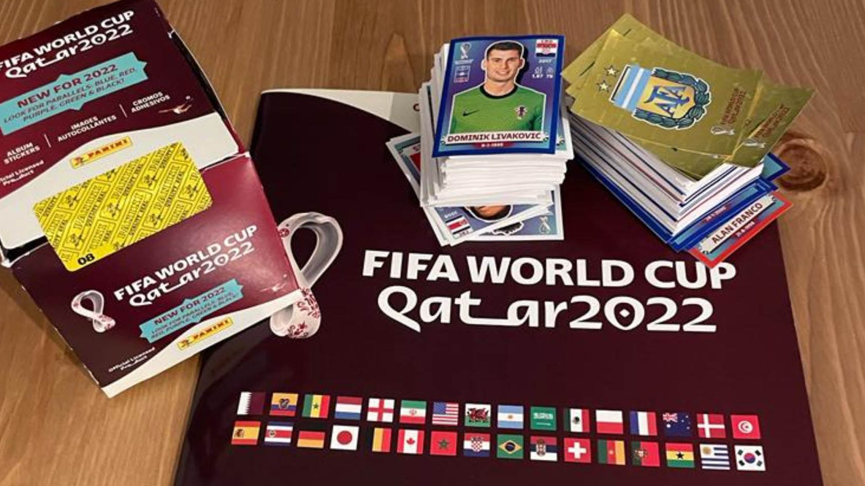 Las figuritas del Mundial Qatar 2022 ya están a la venta. (Infobae)