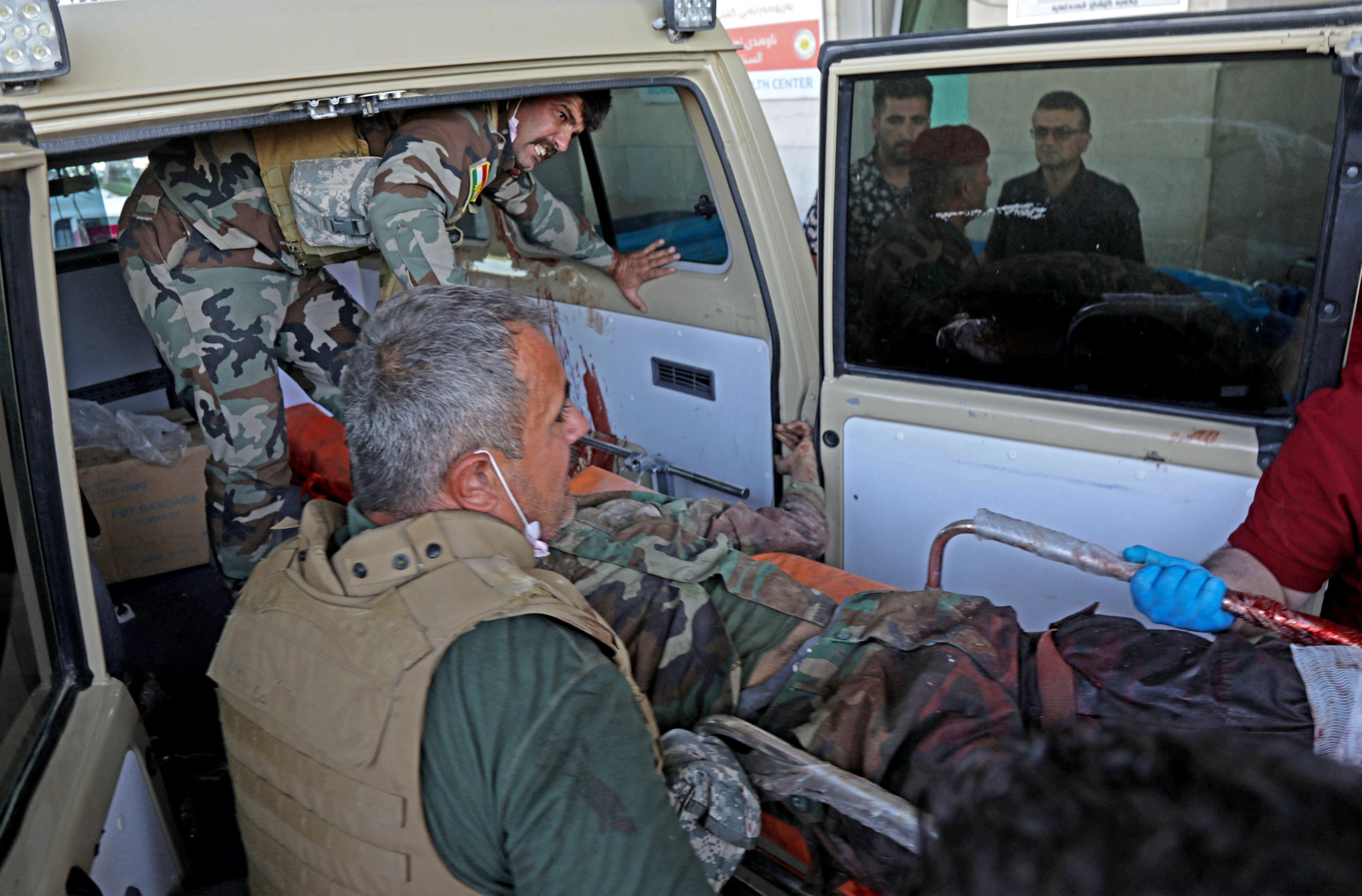 Un herido tras un bombardeo iraní en el Kurdistán iraquí (AFP)