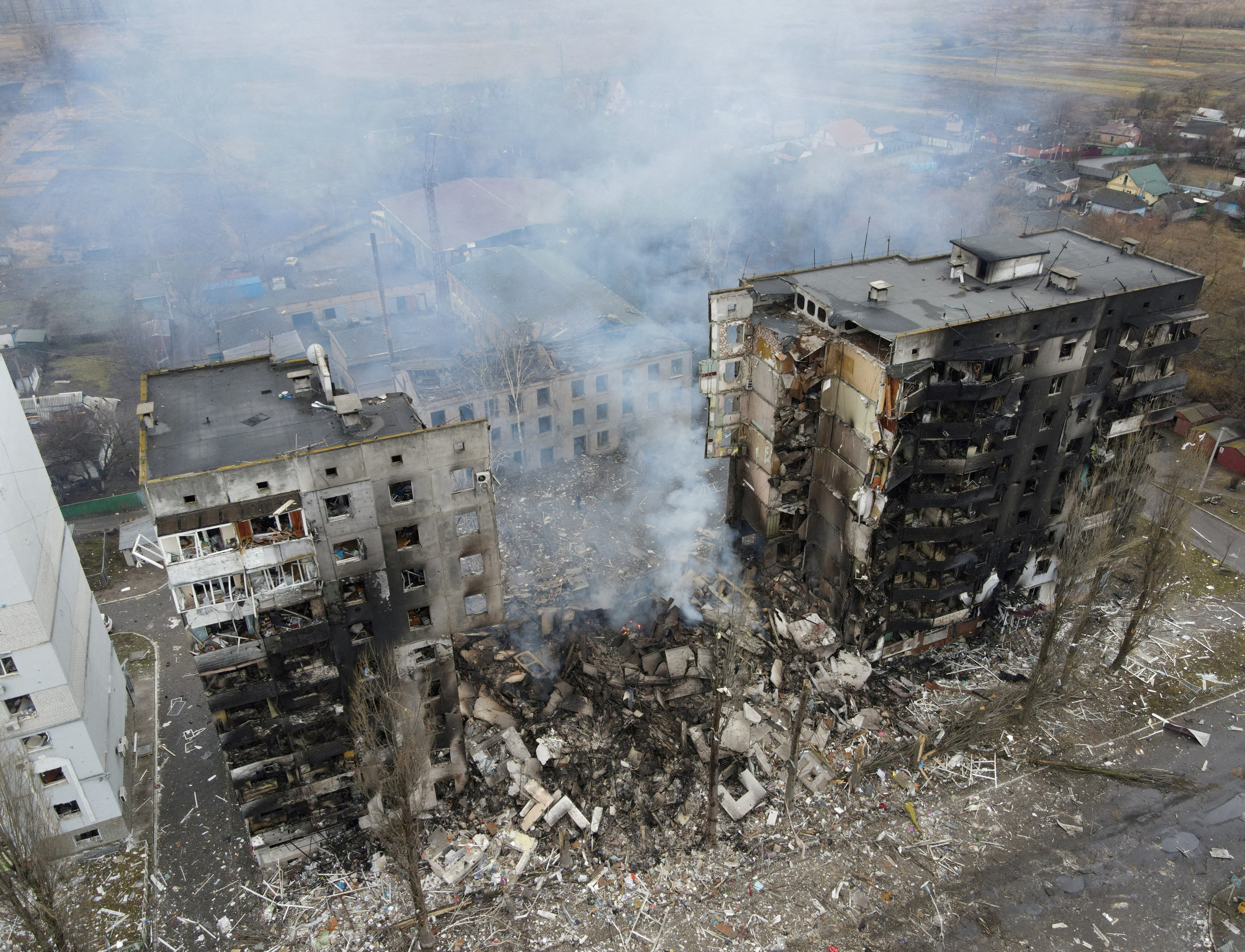 Харьков после бомбежки 2022