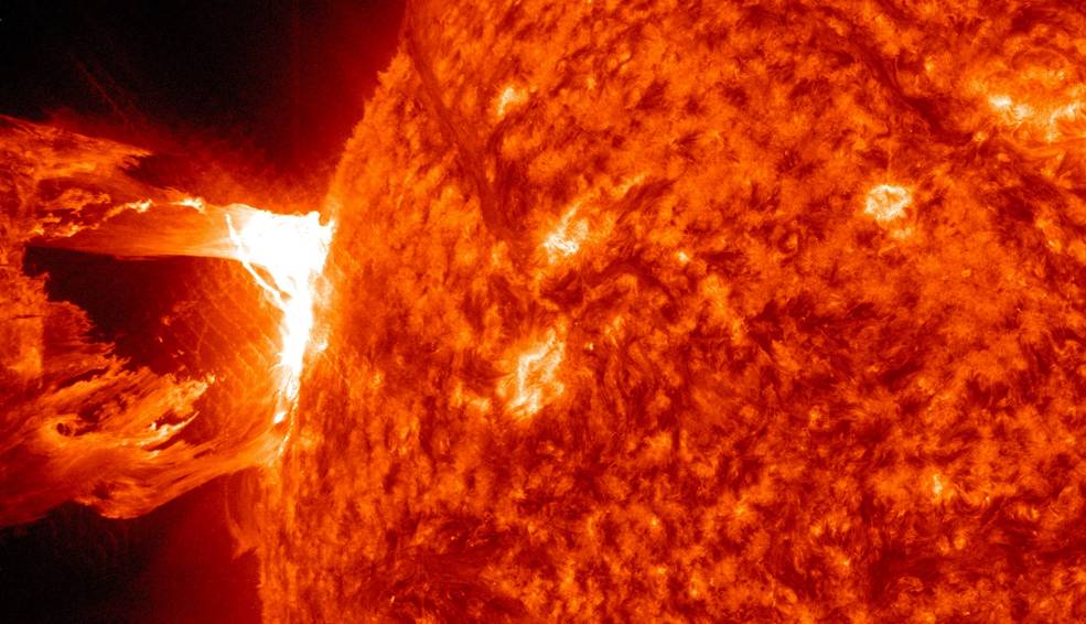 La foto la tomó la nave SDO de la NASA por sus siglas en inglés, que observa la dinámica del sol  (Foto: NASA/SDO)