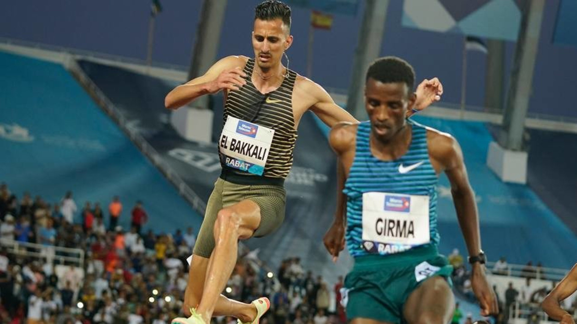 Moroccan Olympic steeplechase champion El Bakkali dazzles in front of home crowd in Rabat