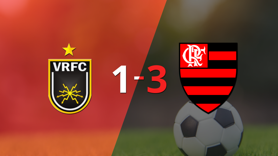 Con dos goles de Gabriel Barbosa, Flamengo venció a Volta Redonda