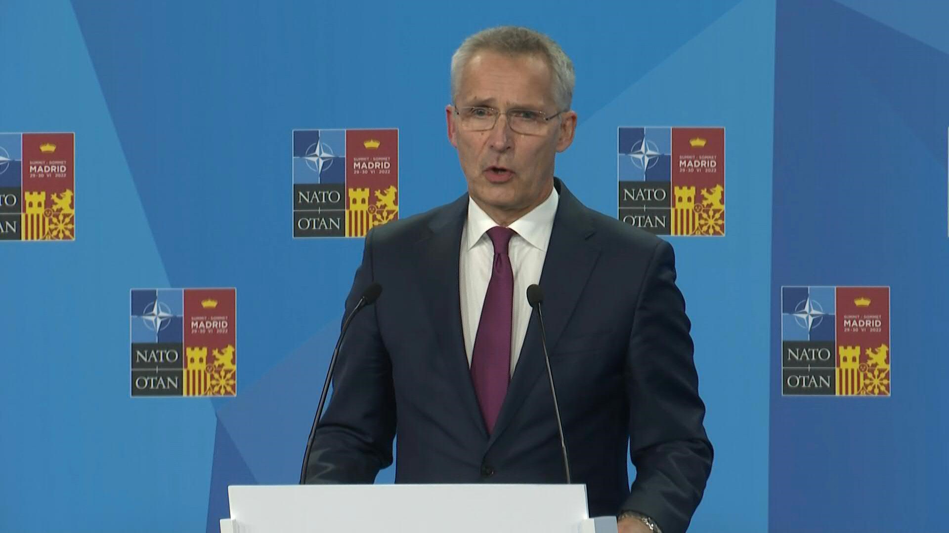 El secretario general de la OTAN aseguró que la alianza enfrenta el mayor desafío desde la Segunda Guerra Mundial
