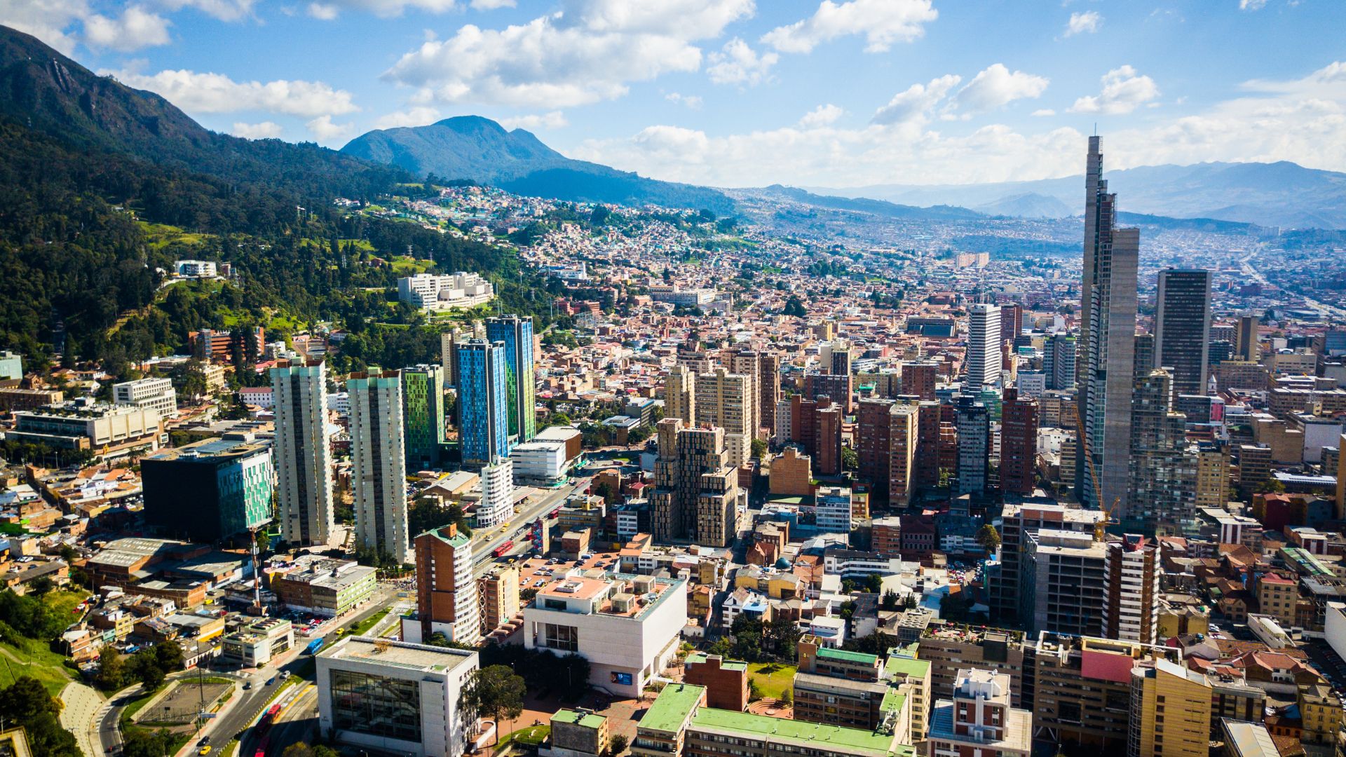 Bogotá, capital de Colombia, en los Andes Orientales (Créditos: Prensa ProColombia)