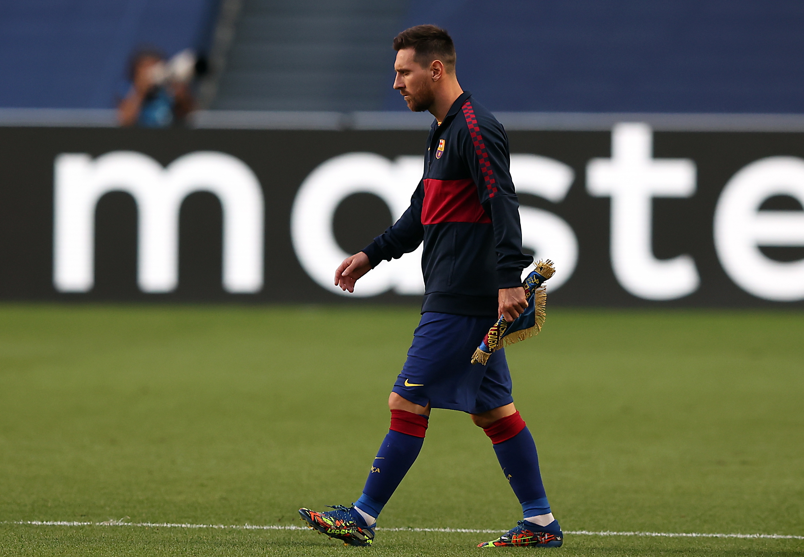 Messi no se presentó al comienzo de los trabajos del Barcelona y podría recibir una sanción (EFE/Rafael Marchante)
