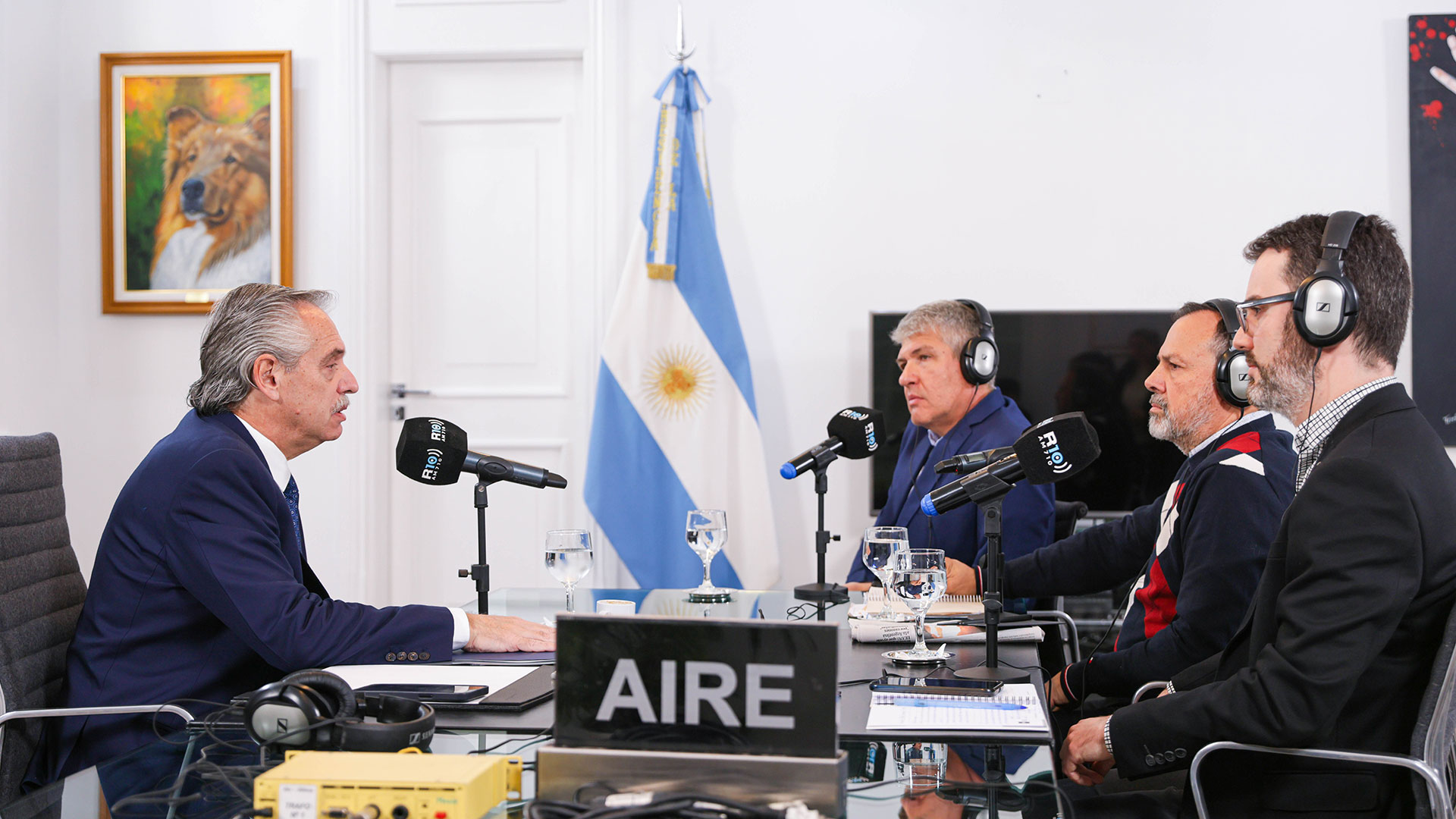 FOTO: Alberto Fernández volvió a pedir que haya PASO en un reportaje concedido en la Quinta Presidencial de Olivos