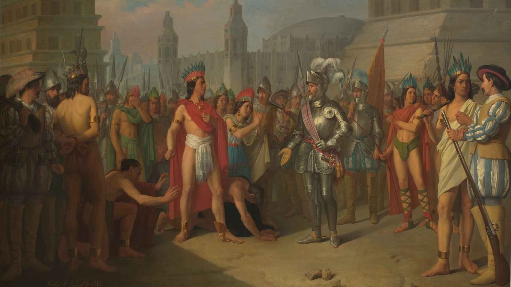 Amedrentadas por la Leyenda Negra, las elites españolas decidieron no conmemorar los 500 años de la Conquista de México por Hernán Cortés (Foto: Museo Nacional del Prado)