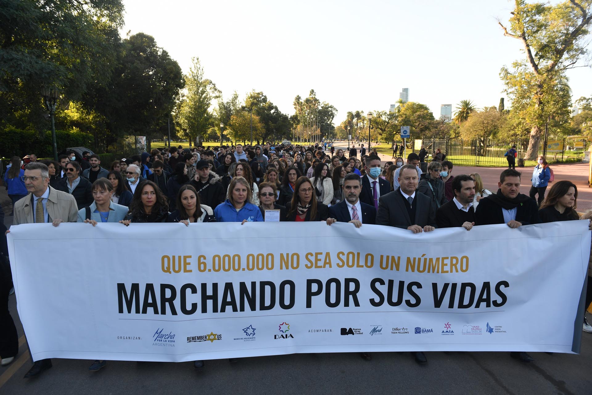 La Marcha por la Vida en Argentina reunió a unas 700 personas (Fotos: Maximiliano Luna)
