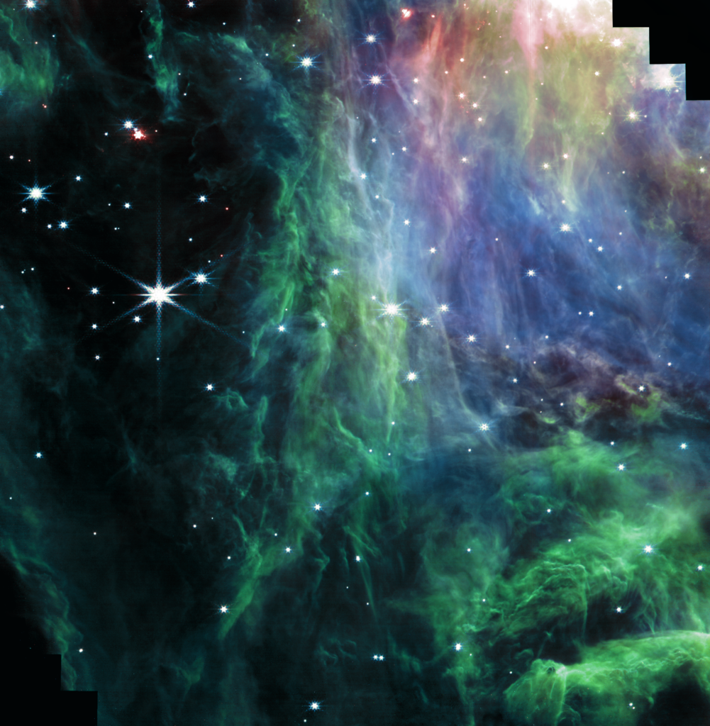 A frog is spotted amid the star formation
