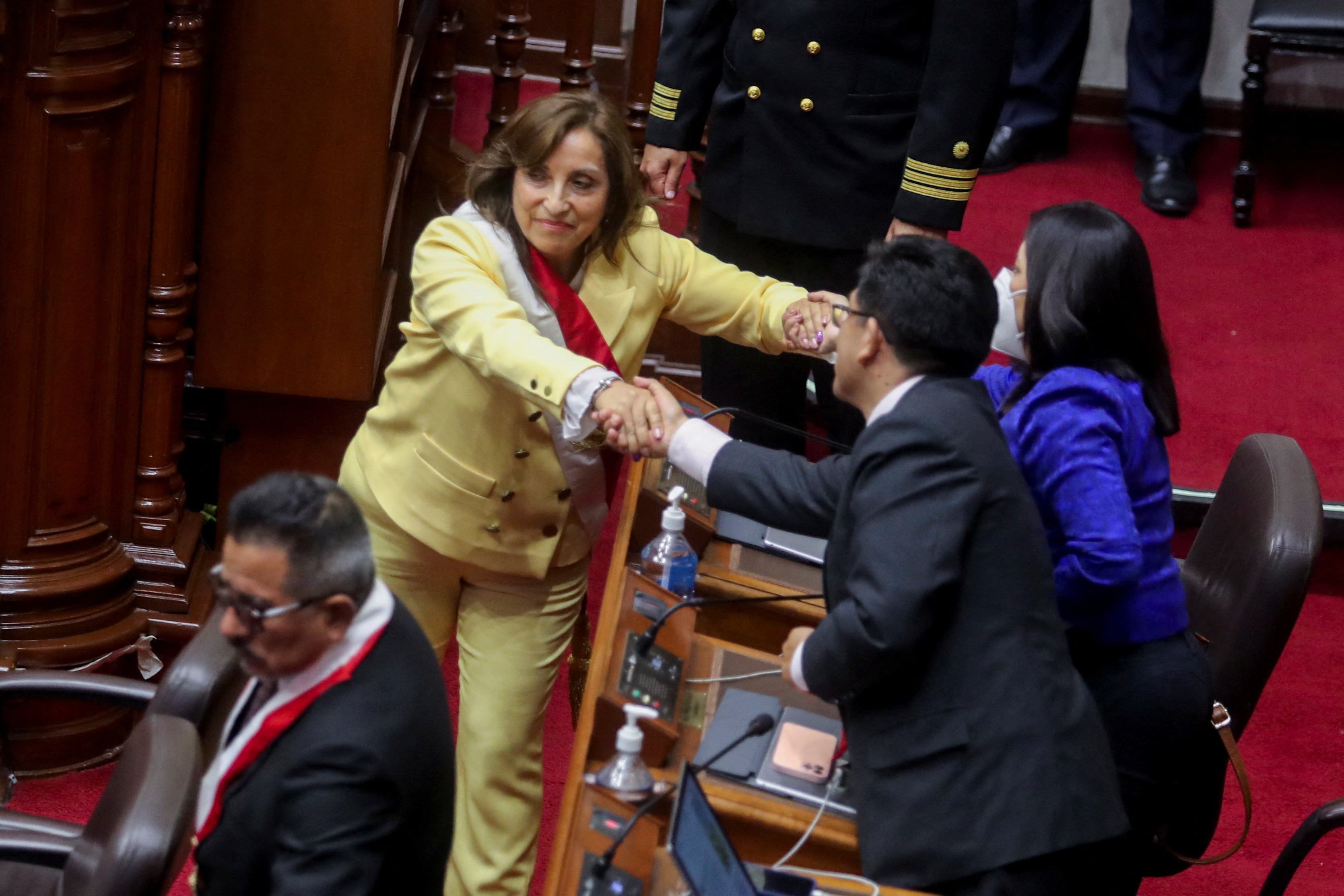 La vicepresidenta dijo que no adelantará las elecciones (REUTERS/Sebastian Castaneda)