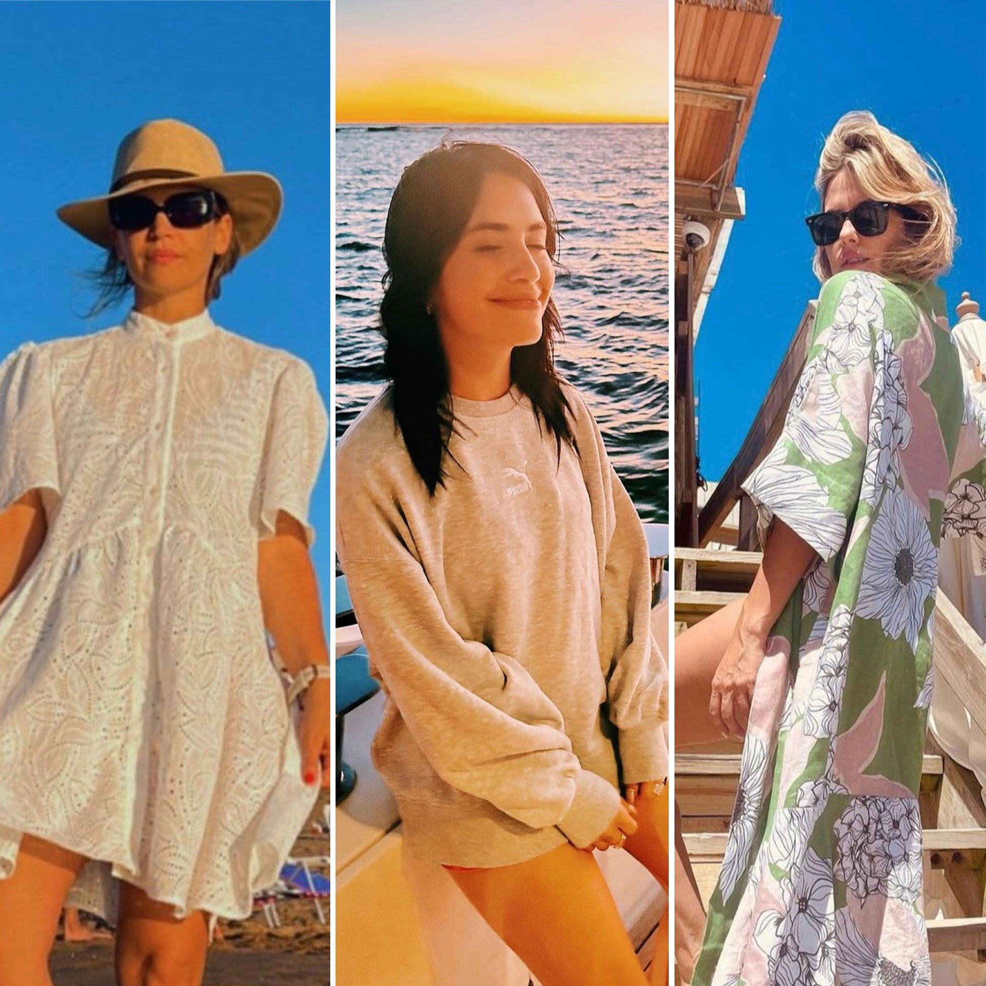 La moda también se relaja en verano: los outfits descontracturados de las  celebrities en la playa - Infobae