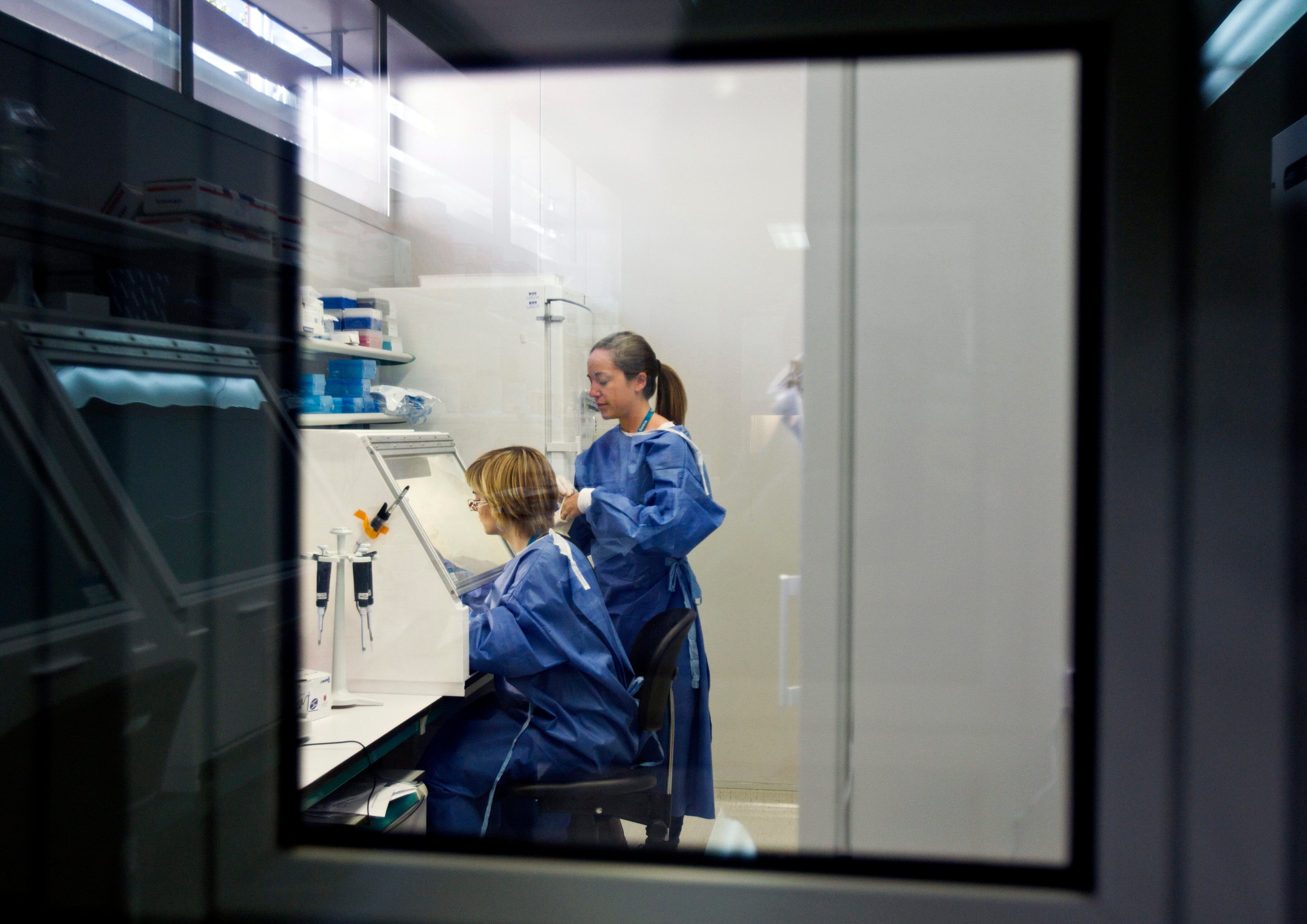 Foto de referencia| Dos investigadoras trabajan en el laboratorio (Foto: EFE/ALEJANDRO GARCIA)
