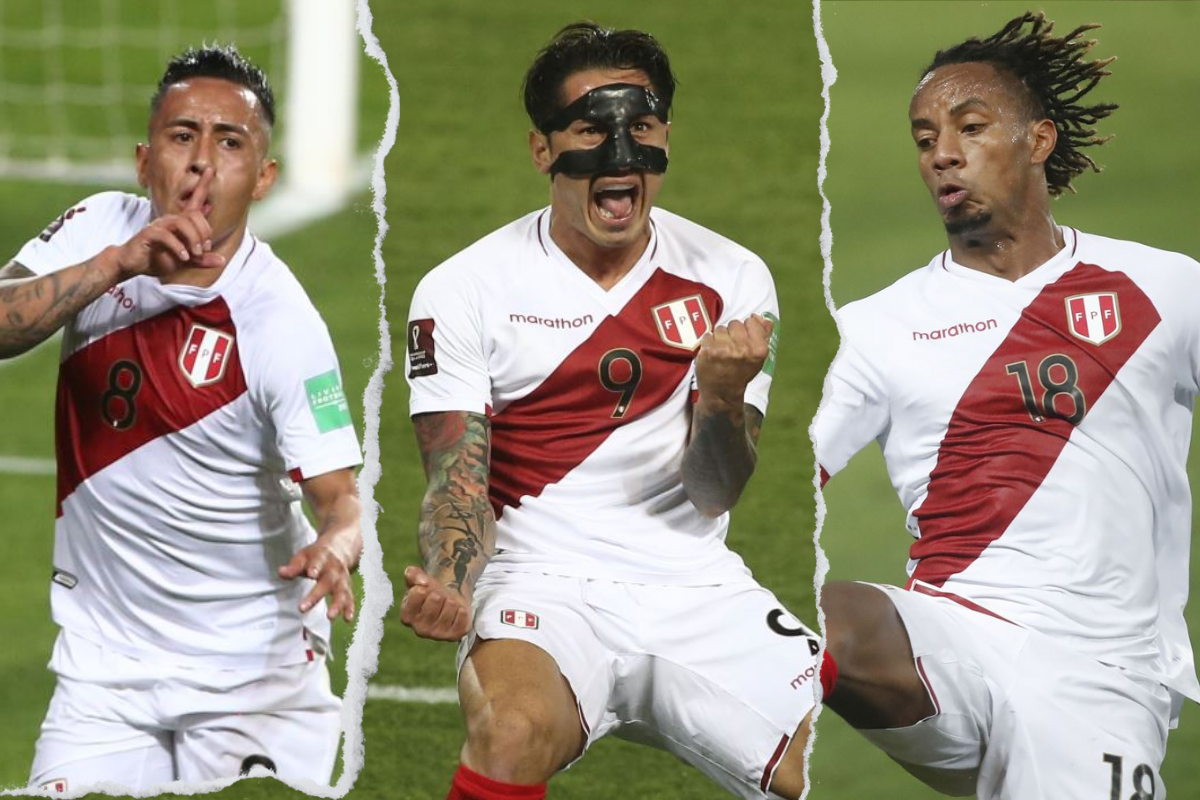 Jugadores de la selección peruana