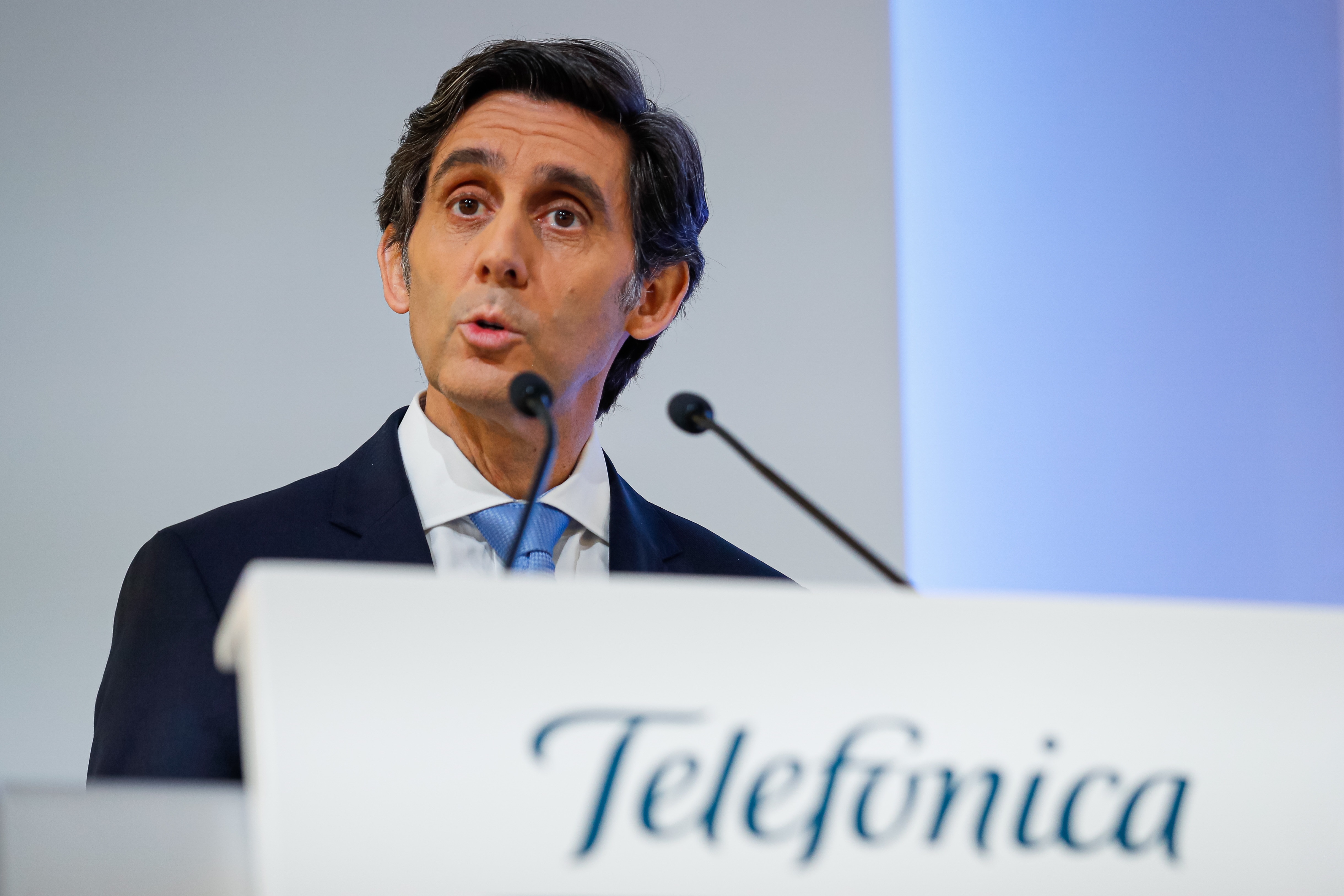 El presidente del grupo Telefónica,José María Álvarez-Pallete (EFE/Emilio Naranjo/Archivo)