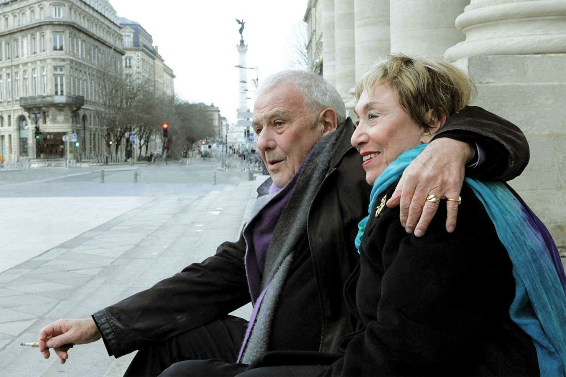 Julia Kristeva and Philippe Sollers in their maturity