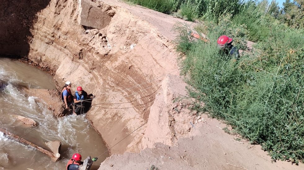 Así fue el derrumbe del estacionamiento en el edificio de Parque Patricios