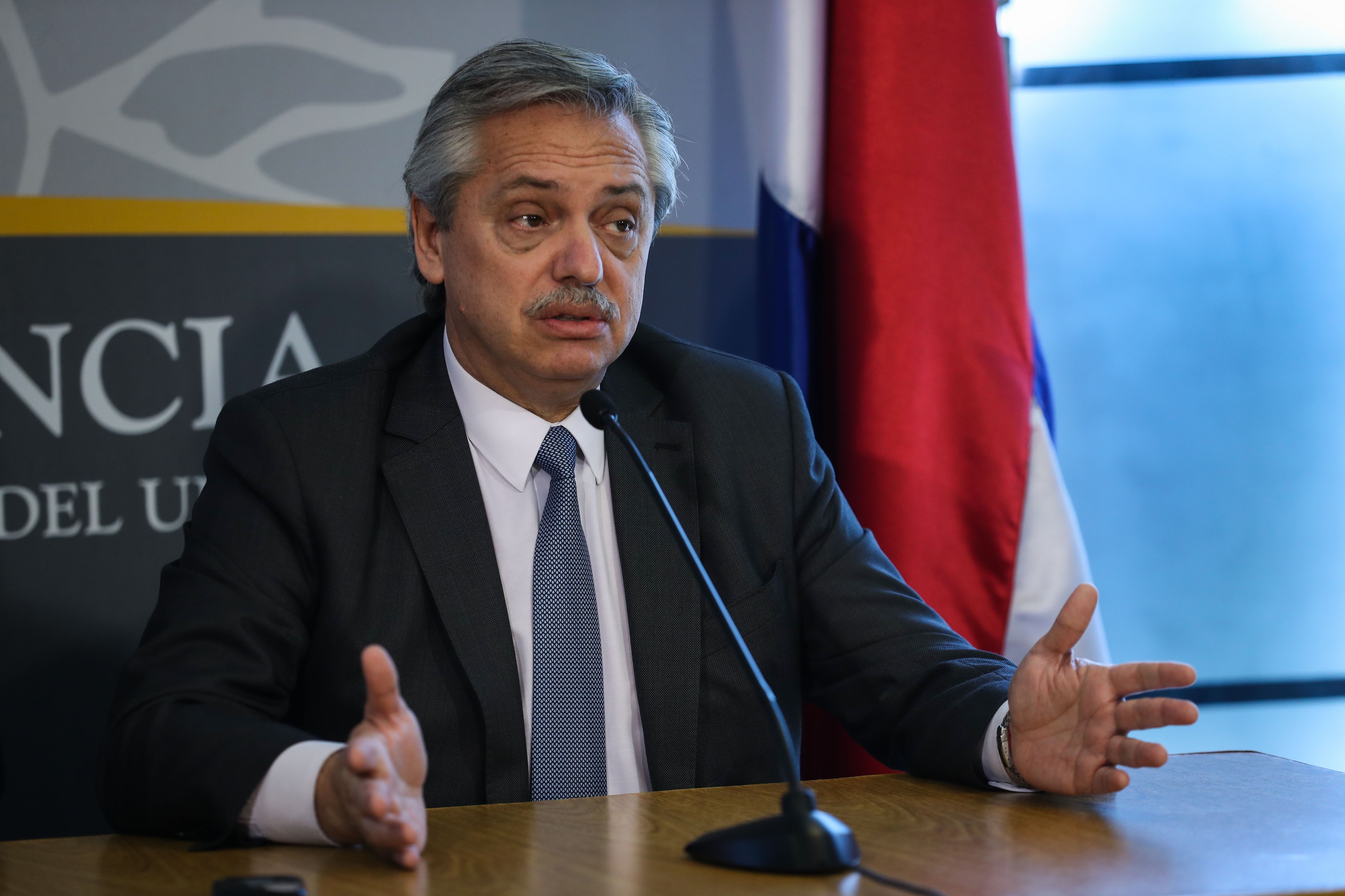 Alberto Fernández en la quinta presidencial de Olivos