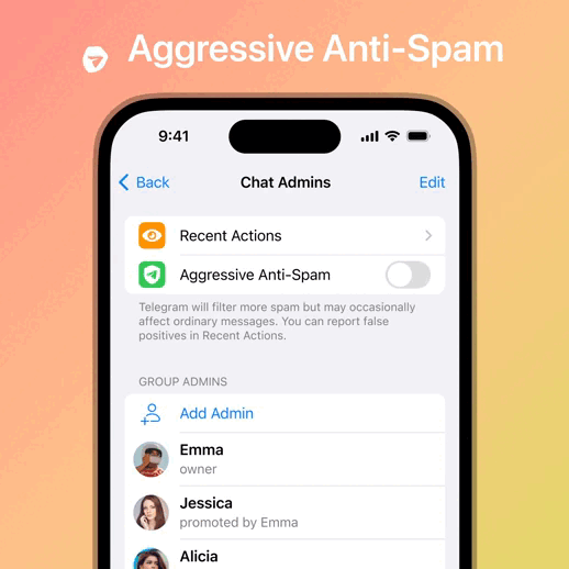 Actualización de Telegram habilita una nueva función anti spam en la plataforma. (Telegram)