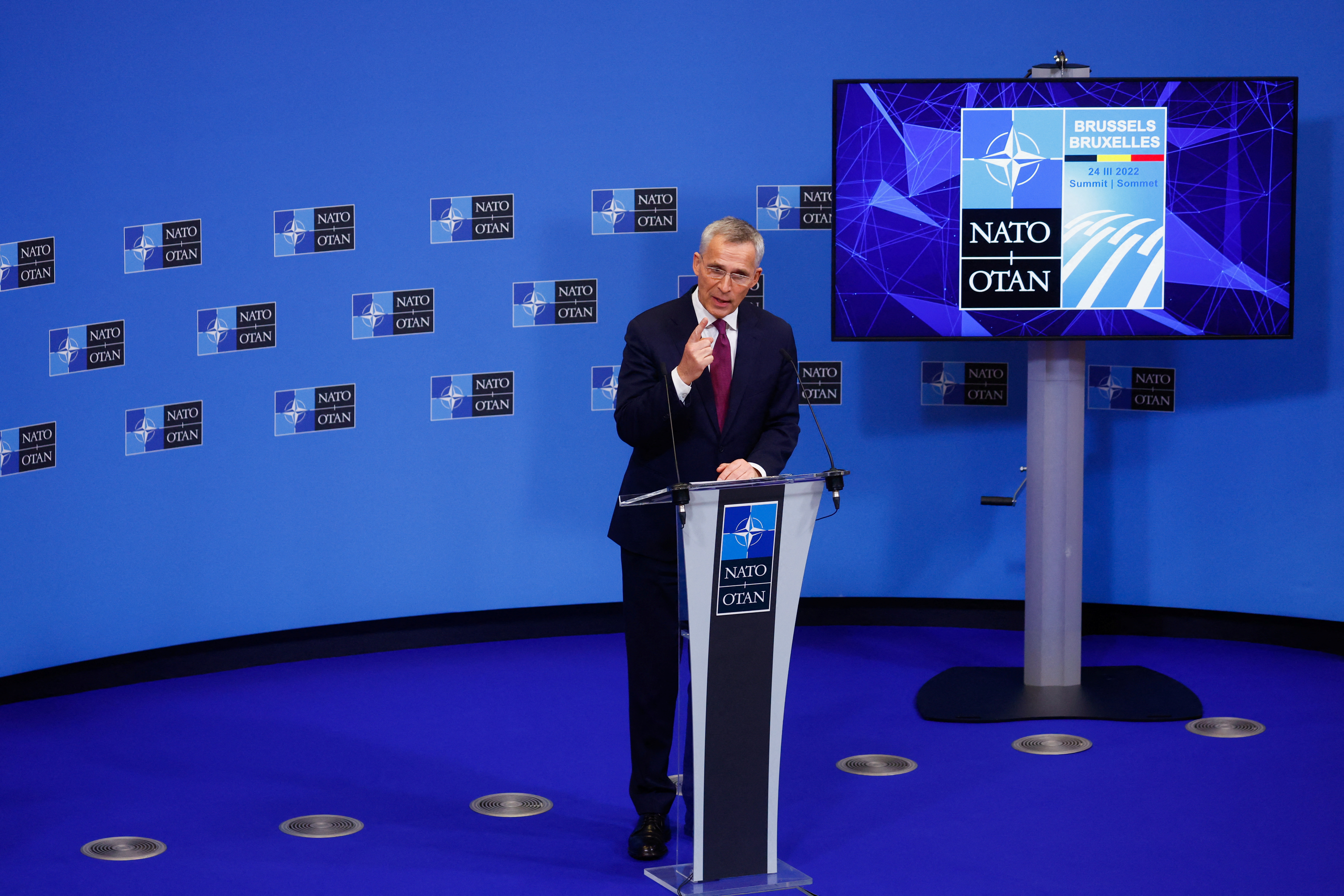 El Secretario General de la OTAN Jens Stoltenberg (REUTERS/Gonzalo Fuentes)