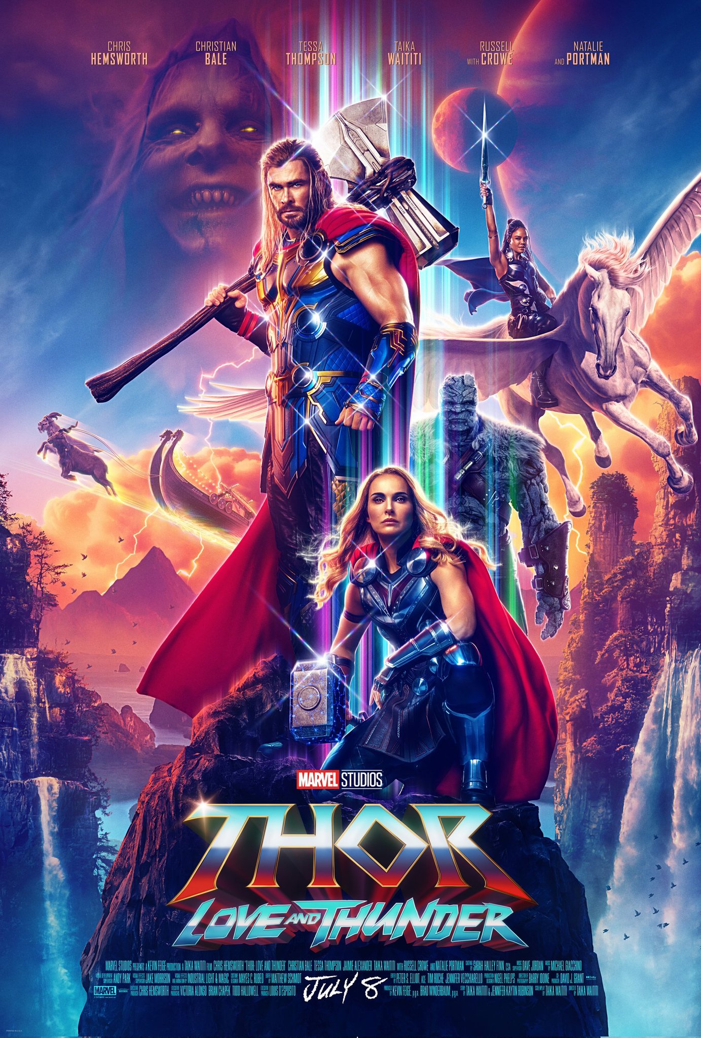 poster of "Thor: Love and Thunder".  (Marvel Studios)