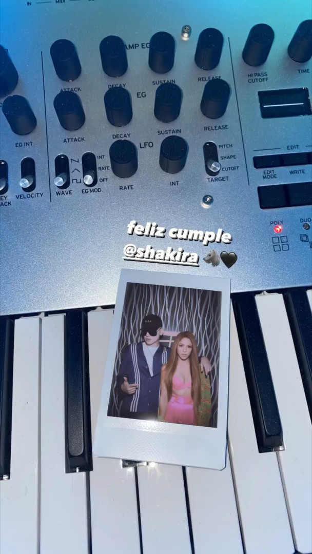 La foto de Bizarrap en el cumpleaños de Shakira