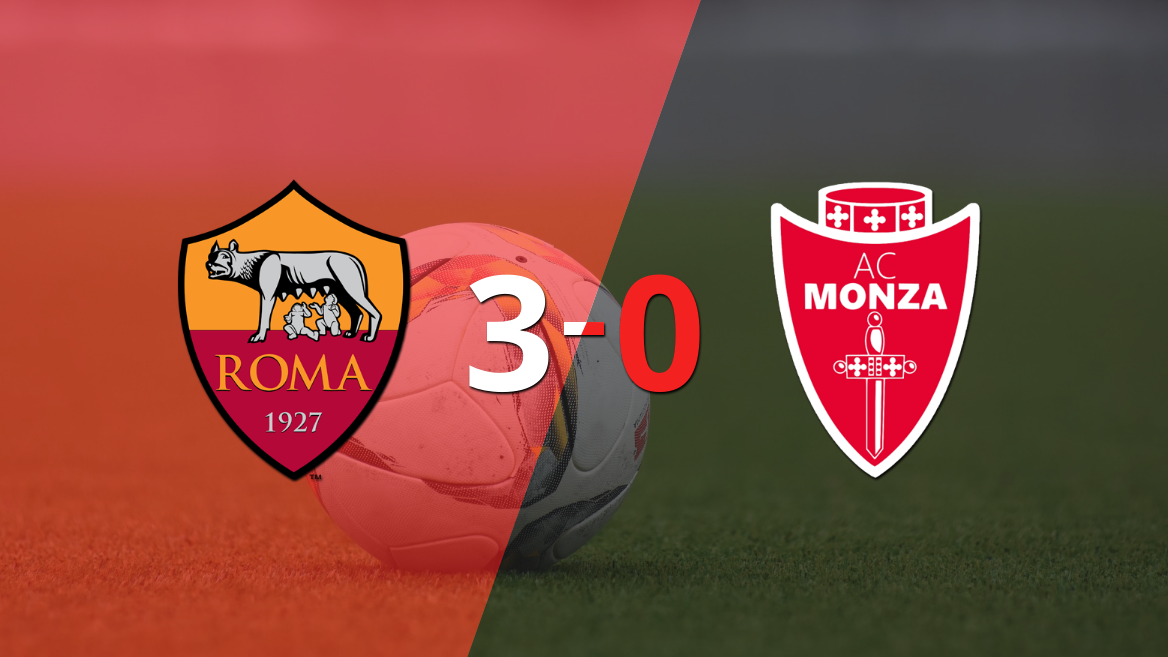 Monza cayó ante Roma con dos goles de Paulo Dybala