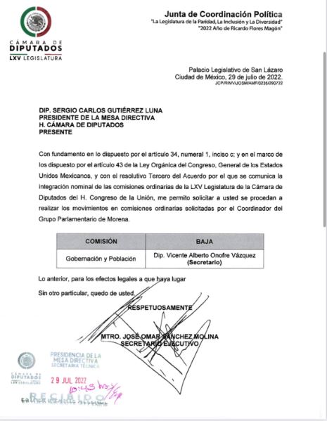 El diputado de Morena compatió la baja de Onofre Vázquez (foto: @Sergeluna_S)