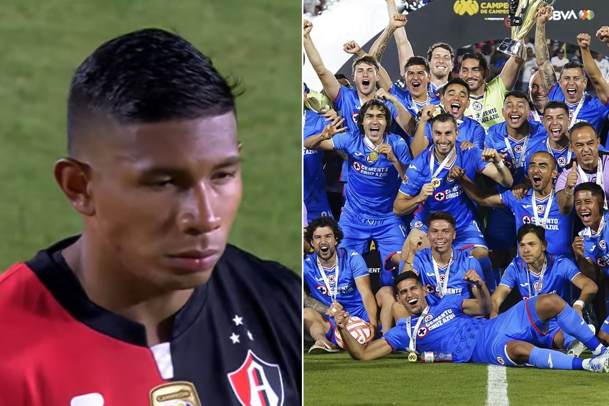 Edison Flores falló penal con Atlas y Luis Abram salió campeón con Cruz Azul de la Supercopa de la Liga MX