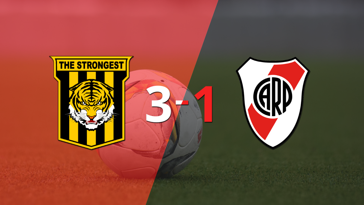 The Strongest gana 3-1 a River Plate con doblete de Enrique Triverio