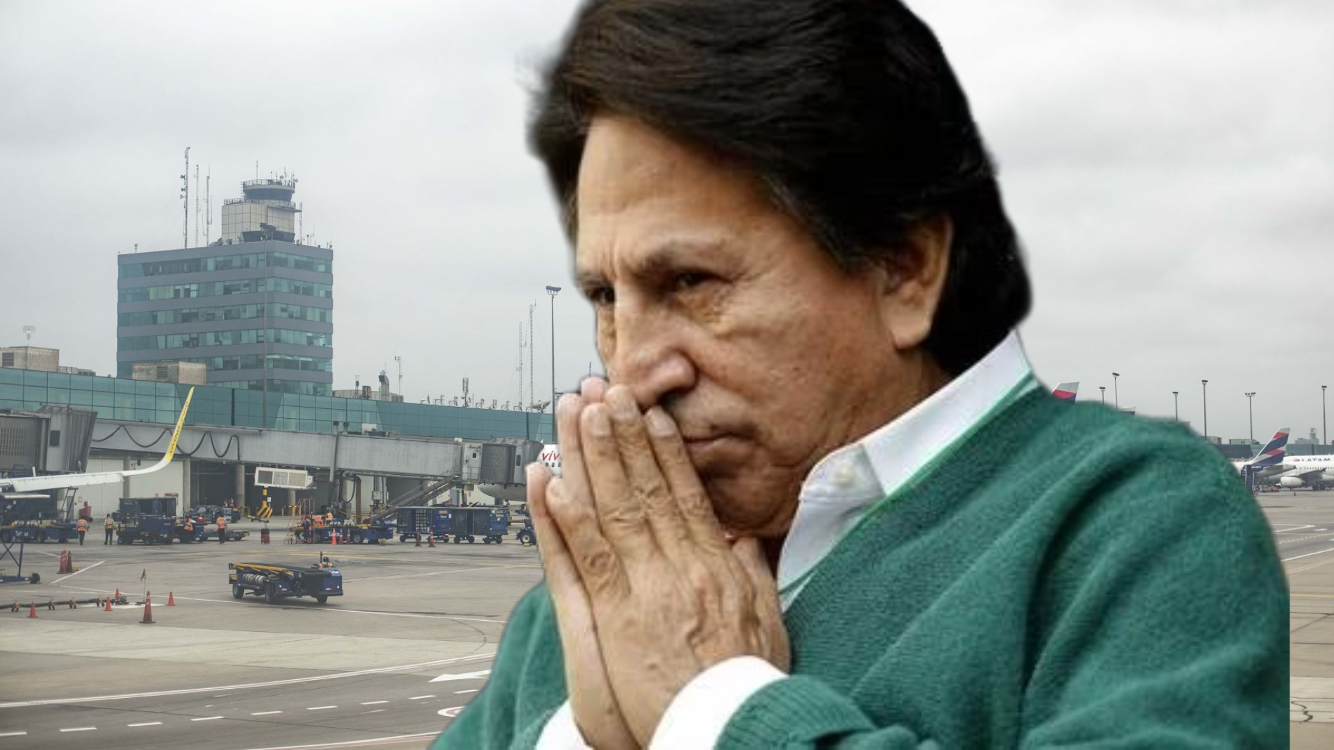 Alejandro Toledo will arrive in Peru on a commercial flight, said attorney Silvana Carrión.  (Composition: Infobae)