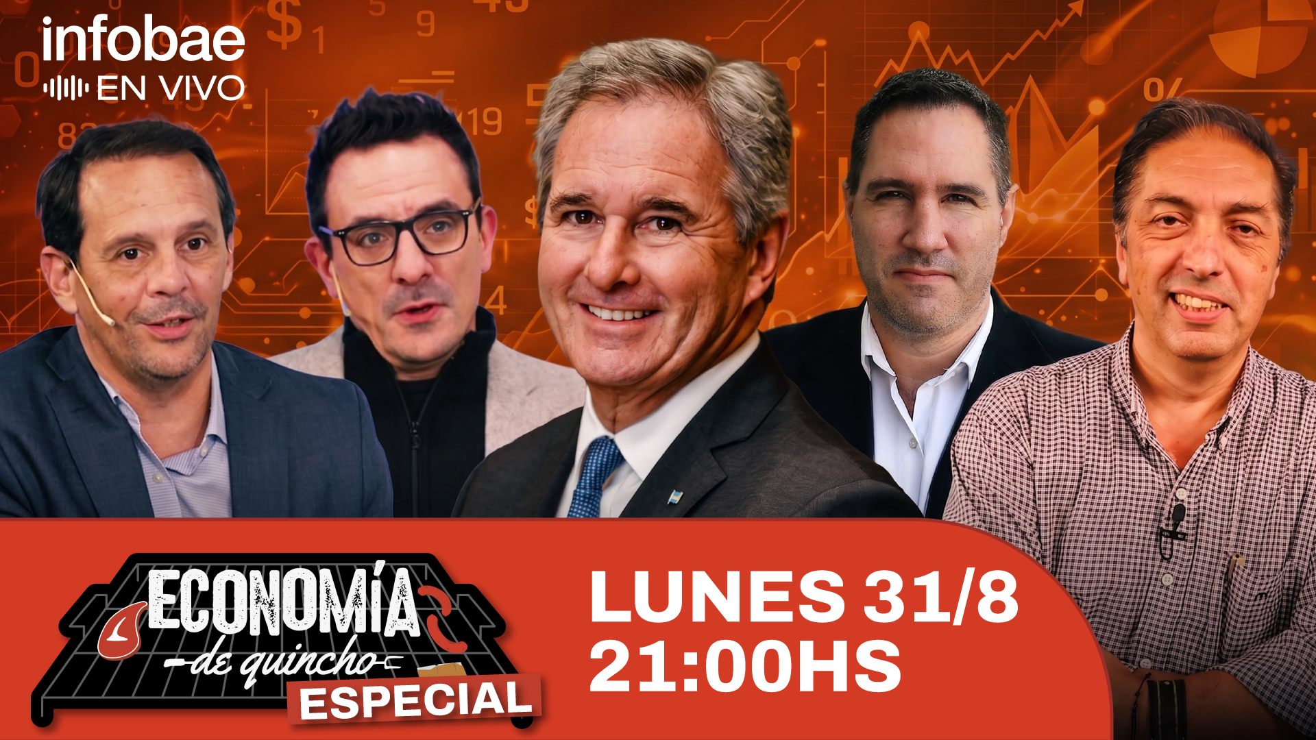 Infobae en Vivo tendrá un especial de "Economía de Quincho" con Pablo Quirno como invitado