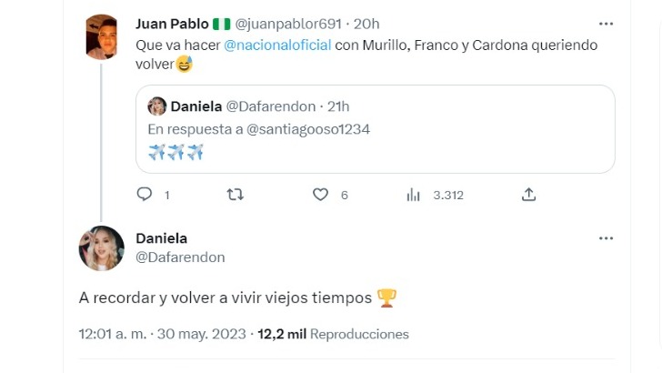 A través de sus redes sociales, Daniela Rendón, esposa del arquero Franco Armani, se despachó y salió en defensa del guardameta.