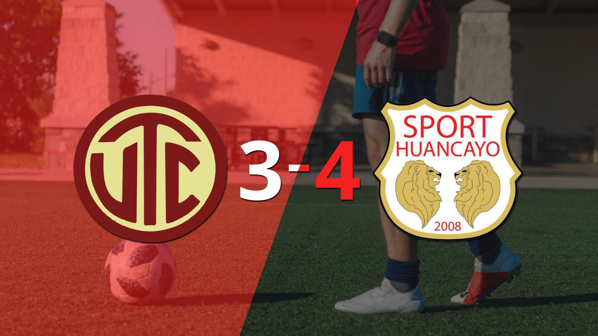 Sport Huancayo derrota 4-3 a UTC en su casa