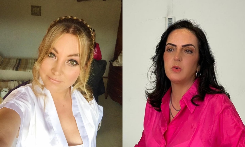 Periodista Catalina Suárez y la senadora María Fernanda Cabal