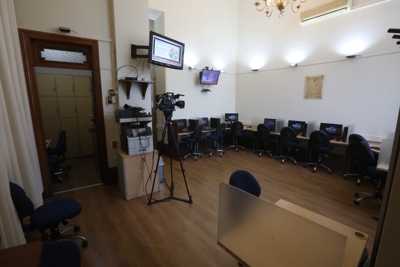 Sala de cronistas inaugurada el 30 de mayo. (Foto: Maricarmen Alva)