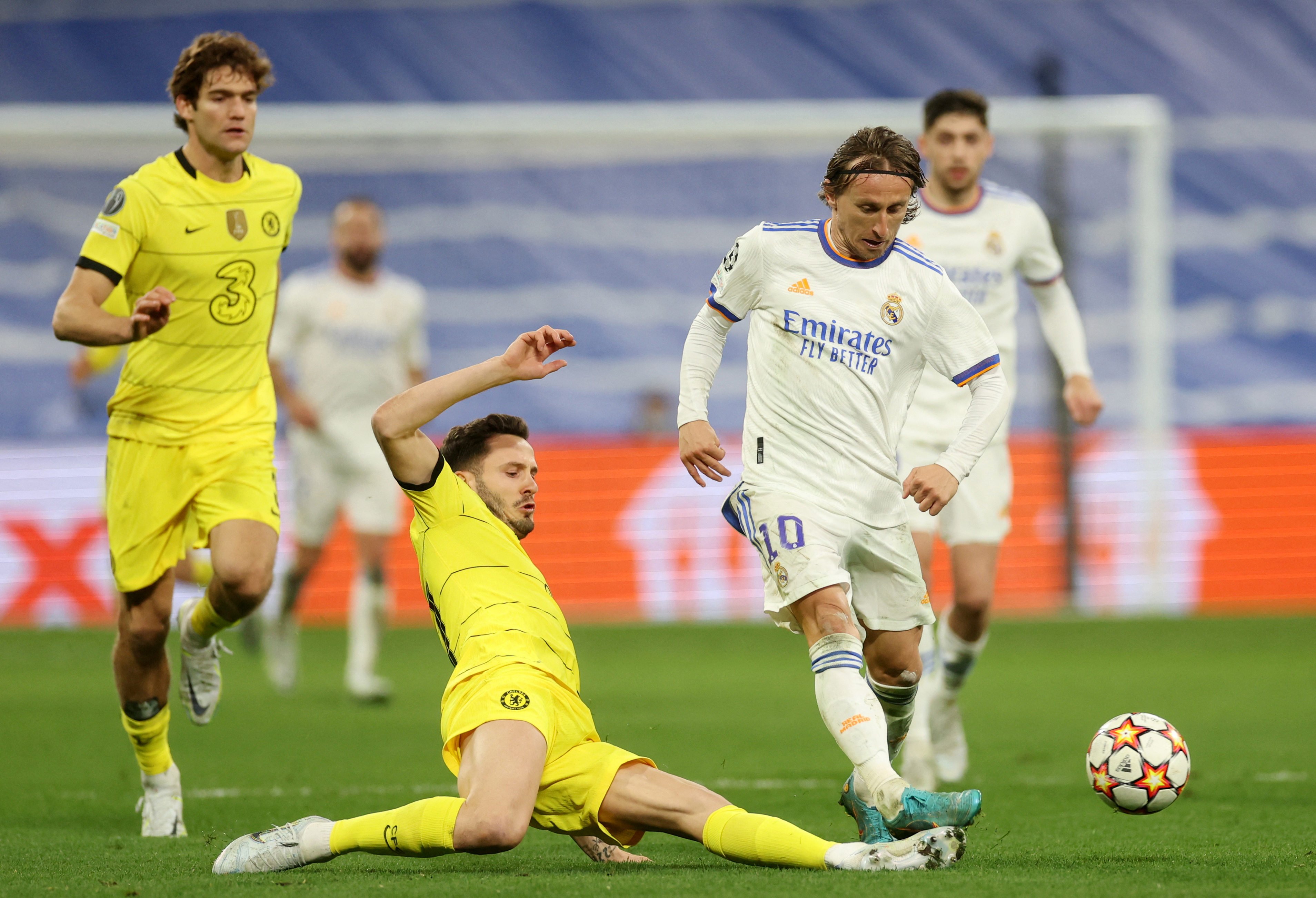 Modric volvió a estar en gran nivel en Real Madrid (Reuters/Paul Childs)