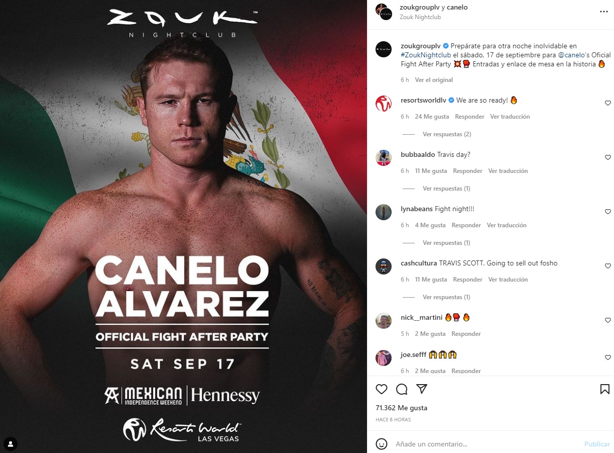 Canelo anunció la celebración que tendrá después de pelear con Golovkin (Foto: Instagram/ @canelo)