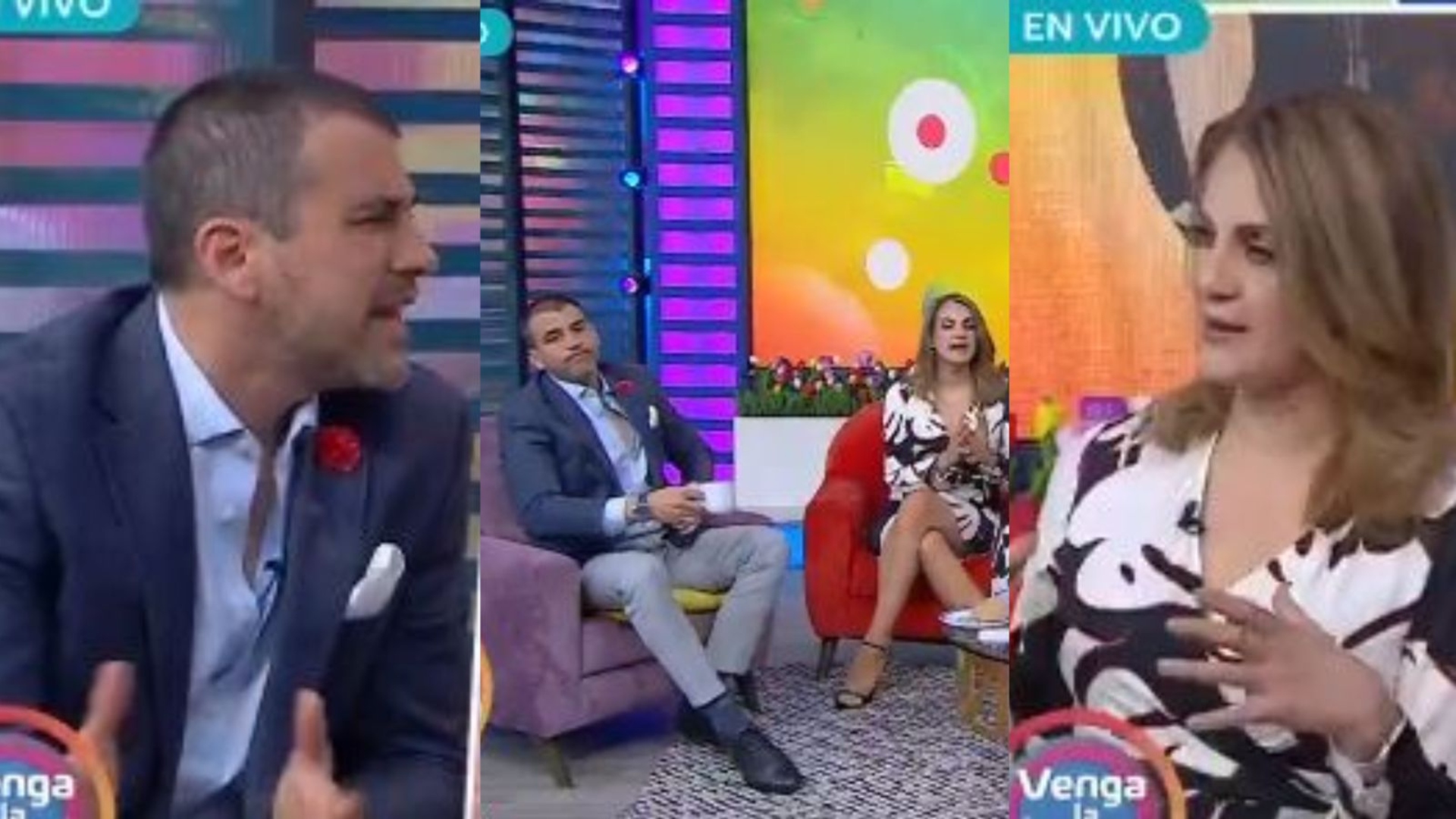 Flor Rubio y Mauricio Barcelata tuvieron acalorado encontronazo en transmisión en vivo de ‘Venga la Alegría’