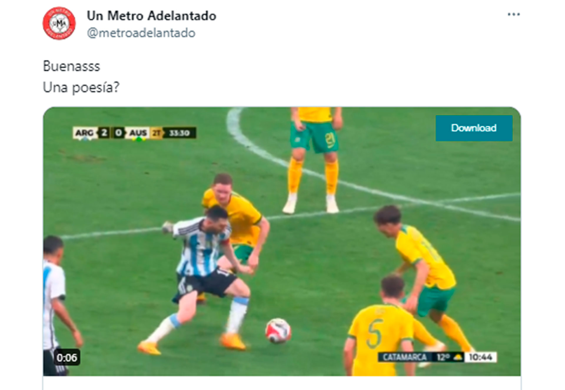 Los memes tras la victoria de Argentina ante Australia: el debut de Garnacho y la gambeta de Messi enloquecieron a los hinchas