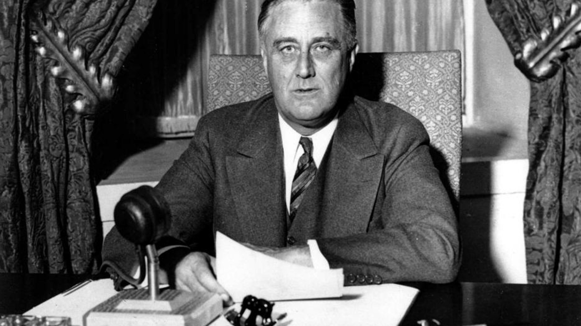 Franklin Roosevelt quería terminar su presidencia sin que EEUU entrara a la guerra, pero Pearl Harbor cambió el escenario.